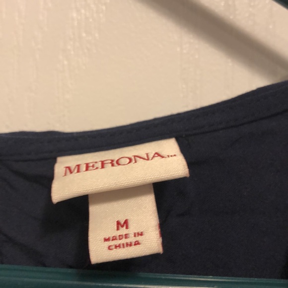 Navy blue Merona tank - Picture 2 of 2